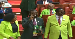 A file photo of Ol Kalou MP Sammy Douglas in the National Assembly.